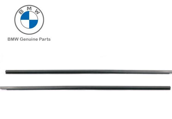 Original BMW F20 Lis Pelipit Luar Kaca Pintu Depan Hitam KIRI + KANAN