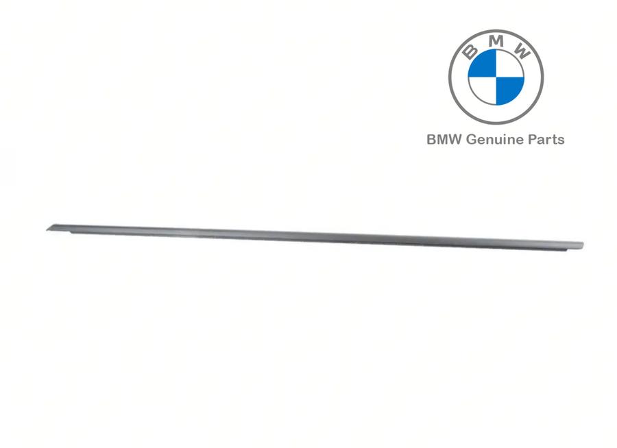 51337258295_A Ori BMW F30 Cover Lis Pelipit Kaca Luar Pintu Depan KIRI Hitam Doff - Image 1