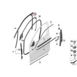 BMW F48 X1 Tweeter Speaker Cover Harman Kardon Pintu Depan KANAN - Image 5