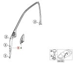 BMW E46 Tweeter Speaker Cover Harman Kardon Pintu Depan KIRI - Image 4
