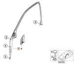 BMW E46 Tweeter Speaker Cover Harman Kardon Pintu Depan KANAN - Image 4
