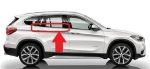Original BMW E84 X1 Lis Chrome Pelipit Kaca Pintu Belakang KANAN - Image 3