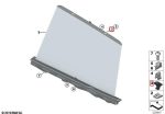 BMW F25 X3 E70 X5 E71 X6 Bracket Cantelan Krey Sunblind Belakang - Image 5