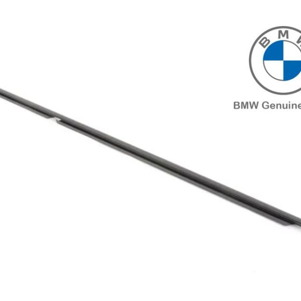 BMW F30 Cover Lis Pelipit Kaca Luar Pintu Belakang KIRI Hitam Doff