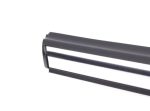 MINI R56 Lis Chrome Pelipit Karet Luar Kaca Samping Belakang KIRI - Gambar 3