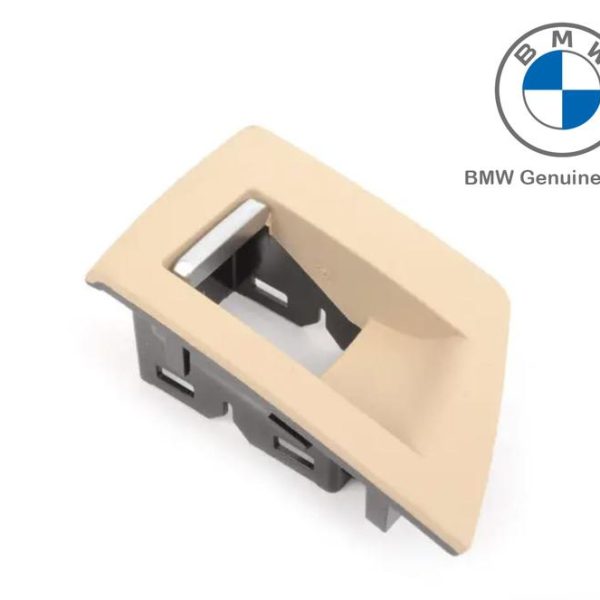 Original BMW F10 Trim Tombol Power Window Pintu KIRI Beige 51417225891