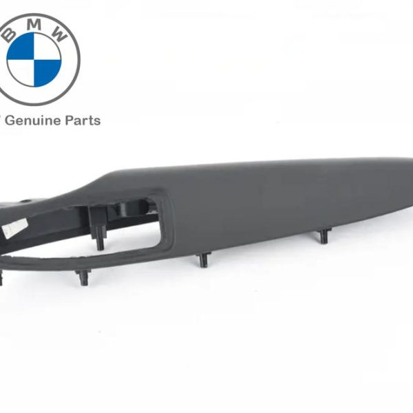 Original BMW F30 Trim Handle Armrest Pintu DEPAN KIRI Sensatec Black