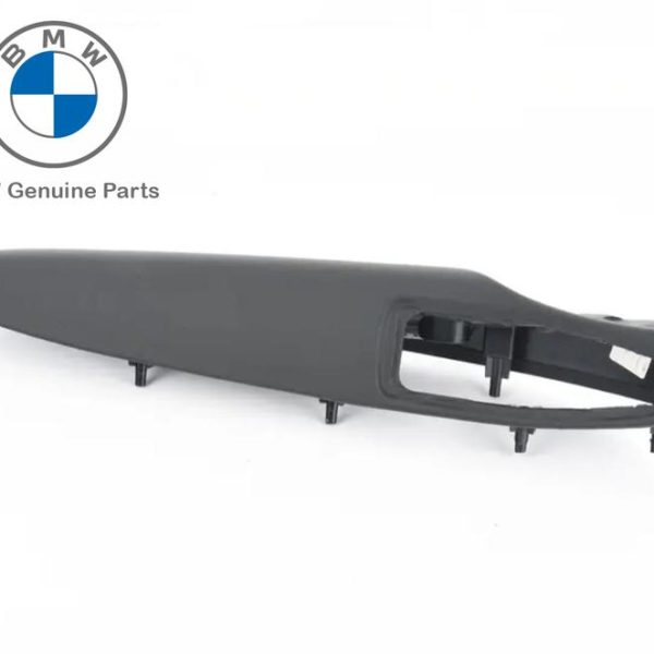 Original BMW F30 Trim Handle Armrest Pintu DEPAN KANAN Sensatec Black