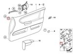 Original BMW E36 Bracket Clip Door Trim - Gambar 4