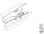 BMW E90 E91 Self Tapping Nut Mur Kancing Arm Rest Handle Pintu Depan - Image 5