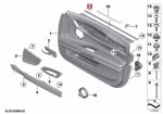 BMW F01 F02 Pelipit Kaca Lis Chrome Pintu Interior Dalam Depan KANAN