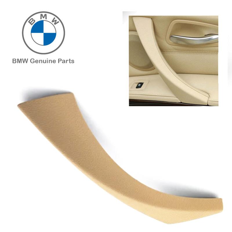 51419150340_A Original BMW E90 Cover Kulit Jeruk Handle Pintu Belakang Kanan Beige - Image 1