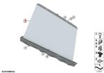 Original BMW F25 X3 Door Sun Blind Tirai Jendala Pintu Belakang KANAN - Image 5