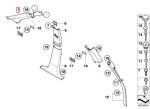 Original BMW E83 X3 Pilar A Interior Sand Beige KANAN - Image 5