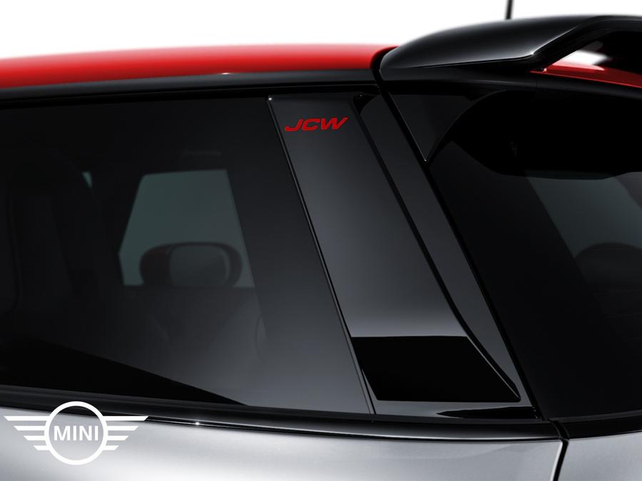 51435B3C626_A Original MINI F66 JCW C Pillar Trim Panel Cover Pilar C Gloss Black SET - Image 1