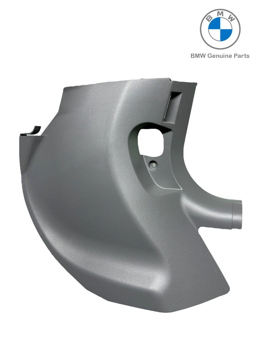 51438227938_A Original BMW E46 Sedan Trim Leg Room Cover Panel Bawah Kaki Supir Pengemudi DEPAN KANAN GREY Abu 51438227938 - Image 1