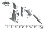 BMW F15 X5 F85 X5M Cover Trim Pilar C Interior Anthrazit Black KIRI - Image 3