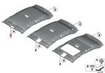 Original BMW F21 Sedan Panel Plafon Headliner Black
