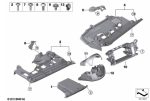 BMW F10 F11 F06 F12 Cover Panel Foot Controls Trim Bawah Glove Box - Image 5