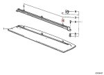 BMW E23 E28 E30 Sunshade Kait Cantelan Krey Belakang KIRI 51461917381 - Image 4