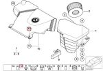 Original BMW Air Intake Expanding Rivet Klip Baut Kancing 5147191920 - Image 5