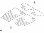 Original MINI R56 Rubber Mats Karpet Karet DEPAN + BELAKANG - Image 5