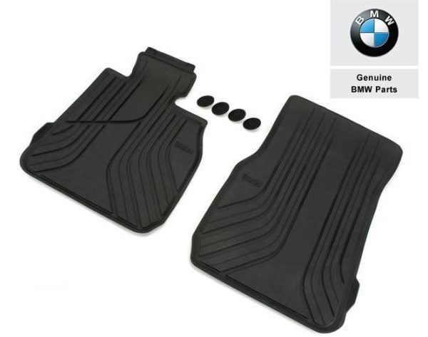 BMW F32 F82 F83 M4 All Weather Floor Mats Karpet Karet Black DEPAN