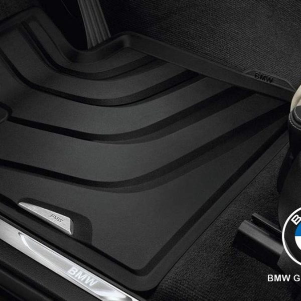 Original BMW F26 X4 All Weather Floor Mats Karpet Karet Mobil Depan Belakang SET