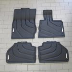 Original BMW F26 X4 All Weather Floor Mats Karpet Karet Mobil Depan Belakang SET - Gambar 3