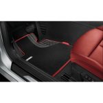 Original BMW F30 F80 Sport Line Velours Floor Mats Karpet Bludru DEPAN