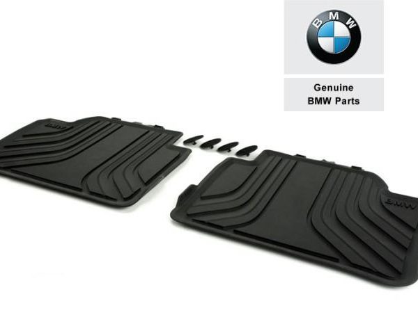 BMW F32 F82 F83 M4 All Weather Floor Mats Karpet Karet Black BELAKANG