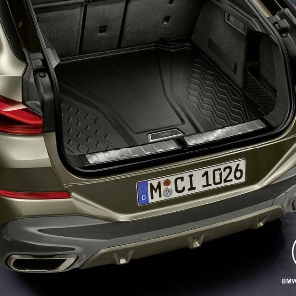 Original BMW G06 X6 Karpet Karet Bagasi All Weather Luggage Mats