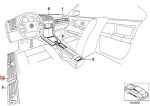 Original BMW E36 M Individual Carbon Door Sills Trim Bawah Pintu Depan - Image 5