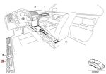 BMW E36 M Individual Carbon Door Sills Trim Bawah Pintu Belakang KIRI - Gambar 5