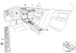 BMW E36 M Individual Carbon Door Sills Trim Bawah Pintu Belakang KANAN - Gambar 5