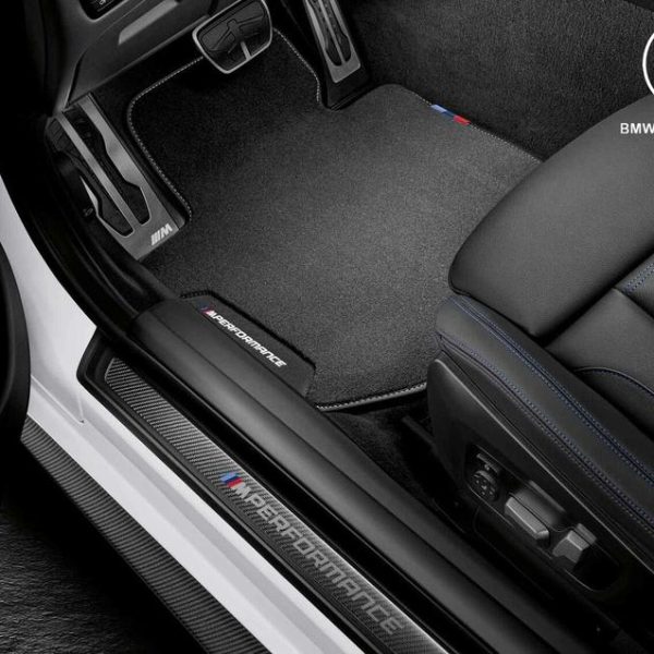 Original BMW G22 G82 M4 M Performance Floor Mats Karpet Tekstil Mobil
