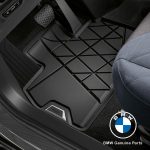 Original BMW I20 iX Electric All Weather Floor Mats Karpet Karet Mobil