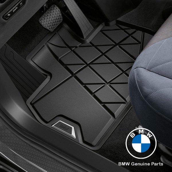 Original BMW I20 iX Electric All Weather Floor Mats Karpet Karet Mobil