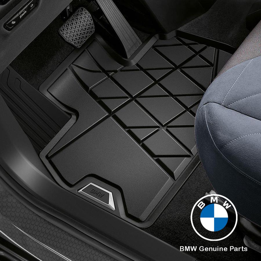 51475A20D49+51475A20D39_A Original BMW I20 iX Electric All Weather Floor Mats Karpet Karet Mobil - Image 1
