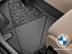 Original BMW U11 X1 All Weather Floor Mats Karpet Karet Mobil Depan