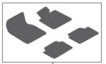 Original BMW G42 220i G87 M2 All Weather Floor Mats Karpet Karet Mobil - Image 5
