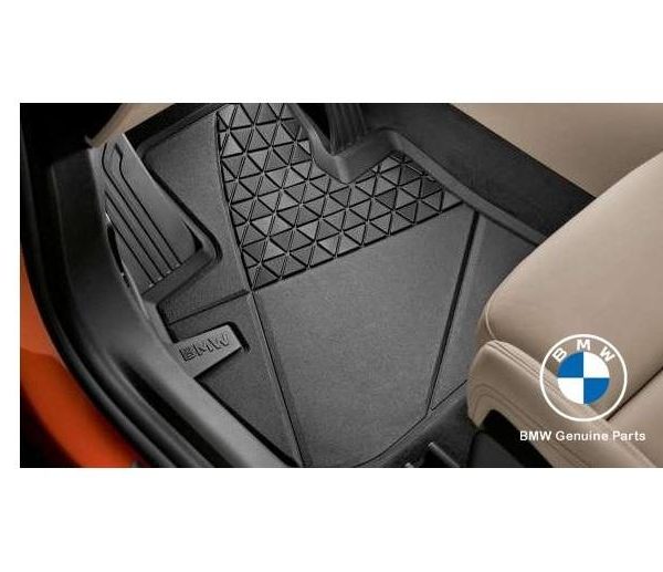 Original BMW U11 iX1 EV Electric All Weather Floor Mats Karpet Mobil