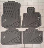 Original BMW G45 X3 All Weather Floor Mats Karpet Karet Mobil Kabin Depan Belakang - Image 3