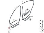 Genuine BMW F10 Door Sill Trim Lis Pintu Depan KIRI 51477203601 - Image 5