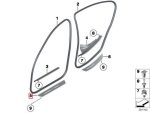 Genuine BMW F10 Door Sill Trim Lis Pintu Depan KANAN 51477203602 - Image 5