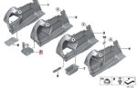 Original BMW F30 F32 F80 M3 F82 M4 Support Tutup RuangBagasi Kiri - Image 3