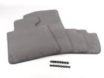 Original BMW E92 Coupe Velour Floor Mats Karpet Textil Bludru Grey Abu Abu - Image 3