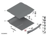 Orginal BMW G20 G80 M3 Loading Sill Cover Mulut Pintu Bagasi Bawah Black Hitam - Image 5