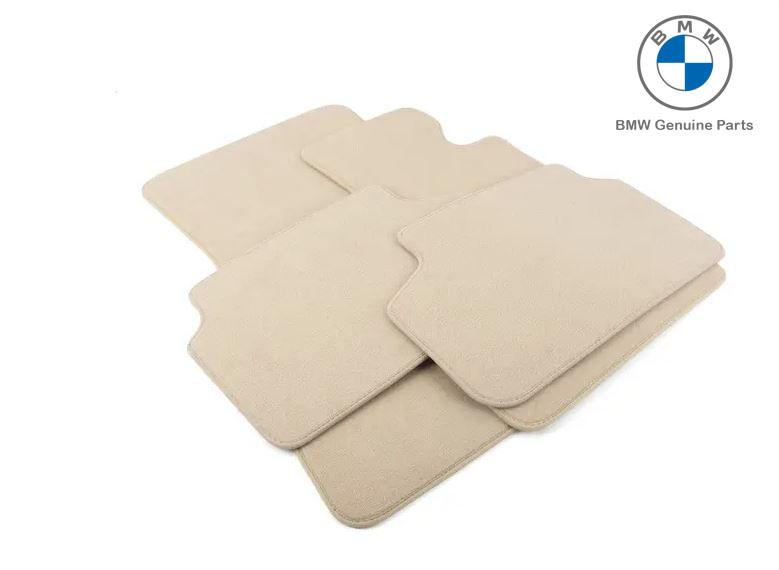 51477489624_A Original BMW G30 G31 Velour Floor Mats Karpet Dasar Bludru Beige - Image 1