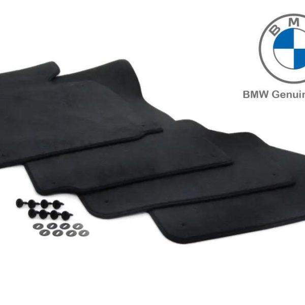 Original BMW E39 Velour Floor Mats Karpet Textil Bludru Anthracite